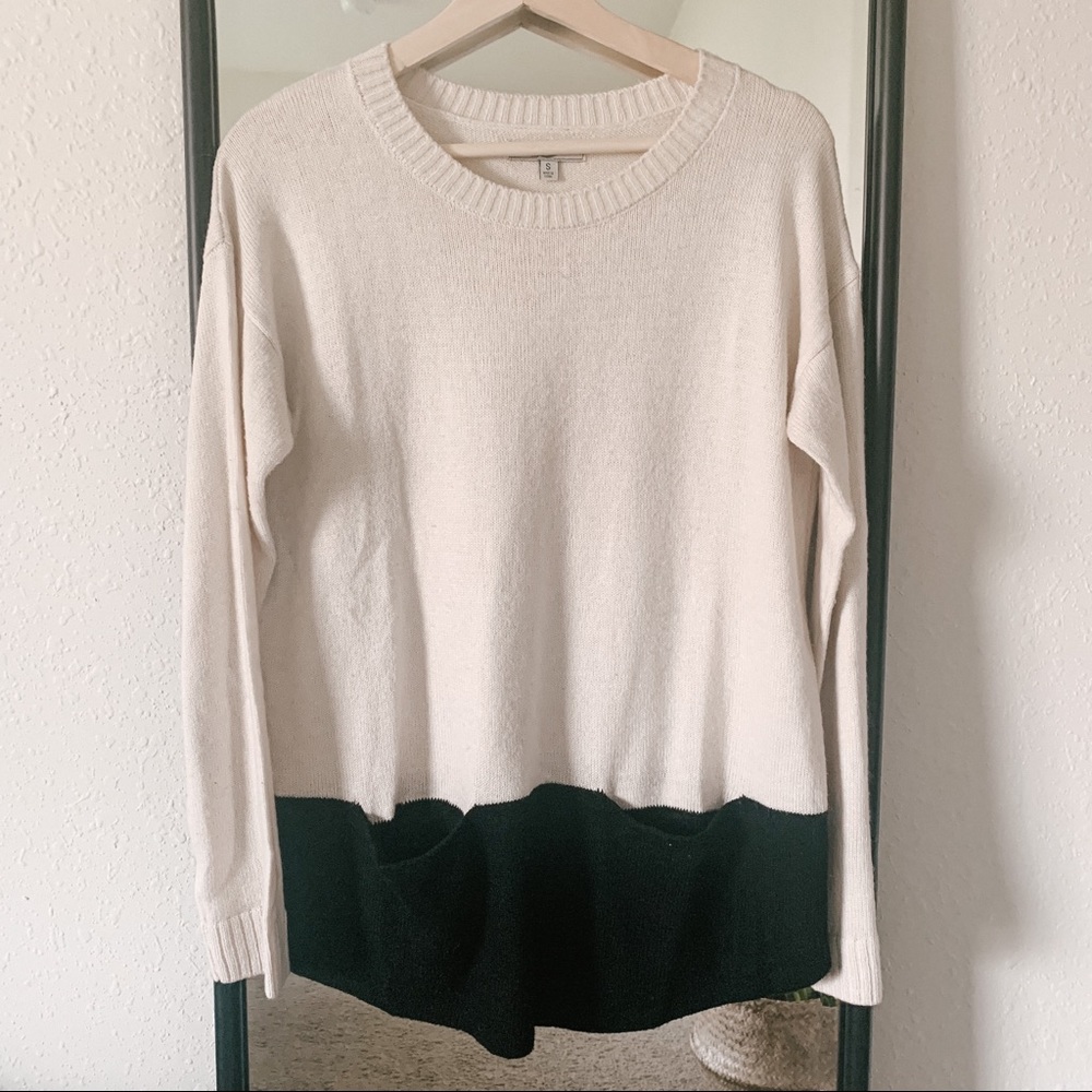 Colorblock sweater